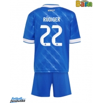 Real Madrid Antonio Rudiger #22 Tredjedraktsett Barn 2025-26 Kortermet (+ Korte bukser)